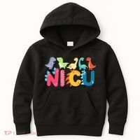 NICU Nurse Dinosaur Neonatal Intensive Care Unit Kids Hoodie thumb 0