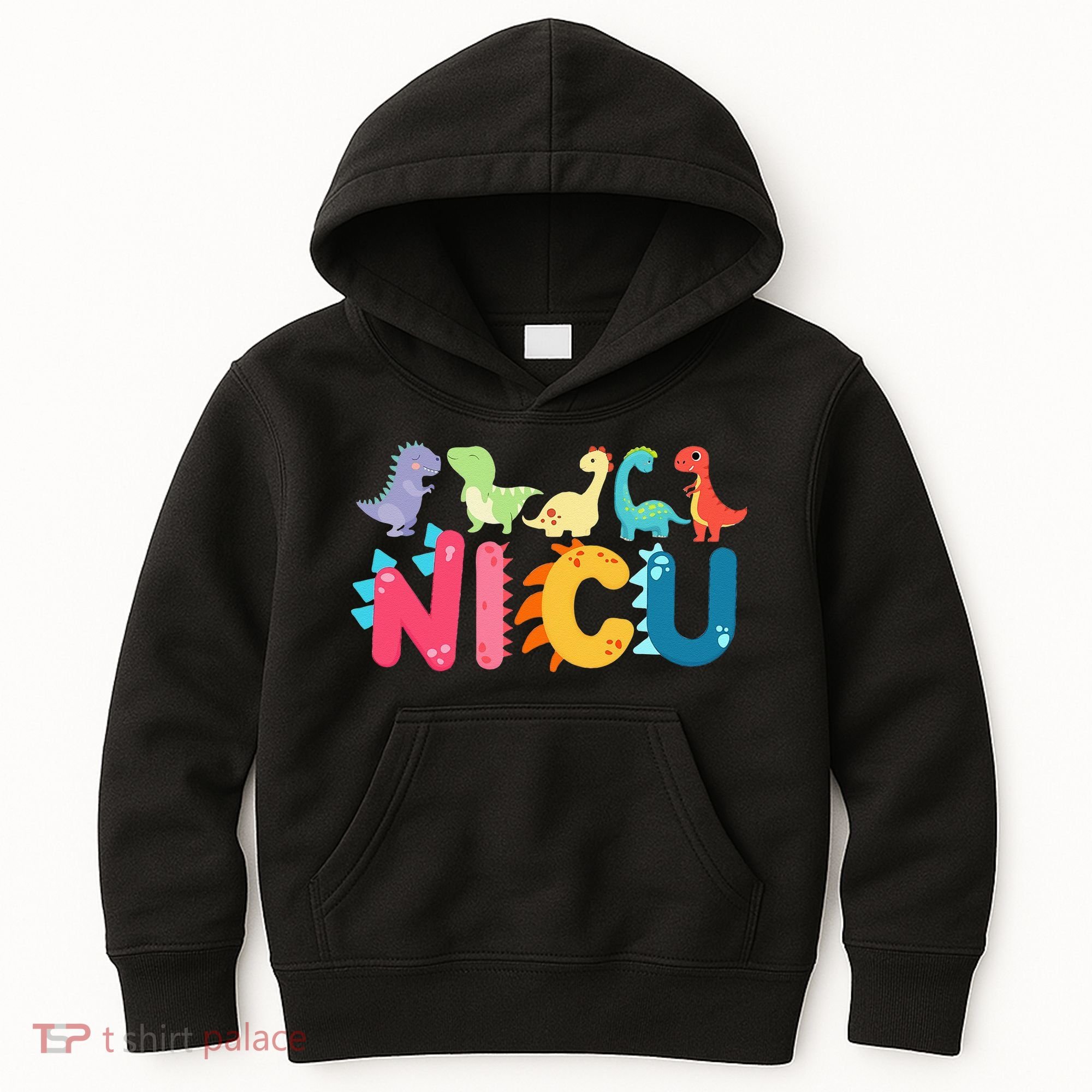 NICU Nurse Dinosaur Neonatal Intensive Care Unit Kids Hoodie