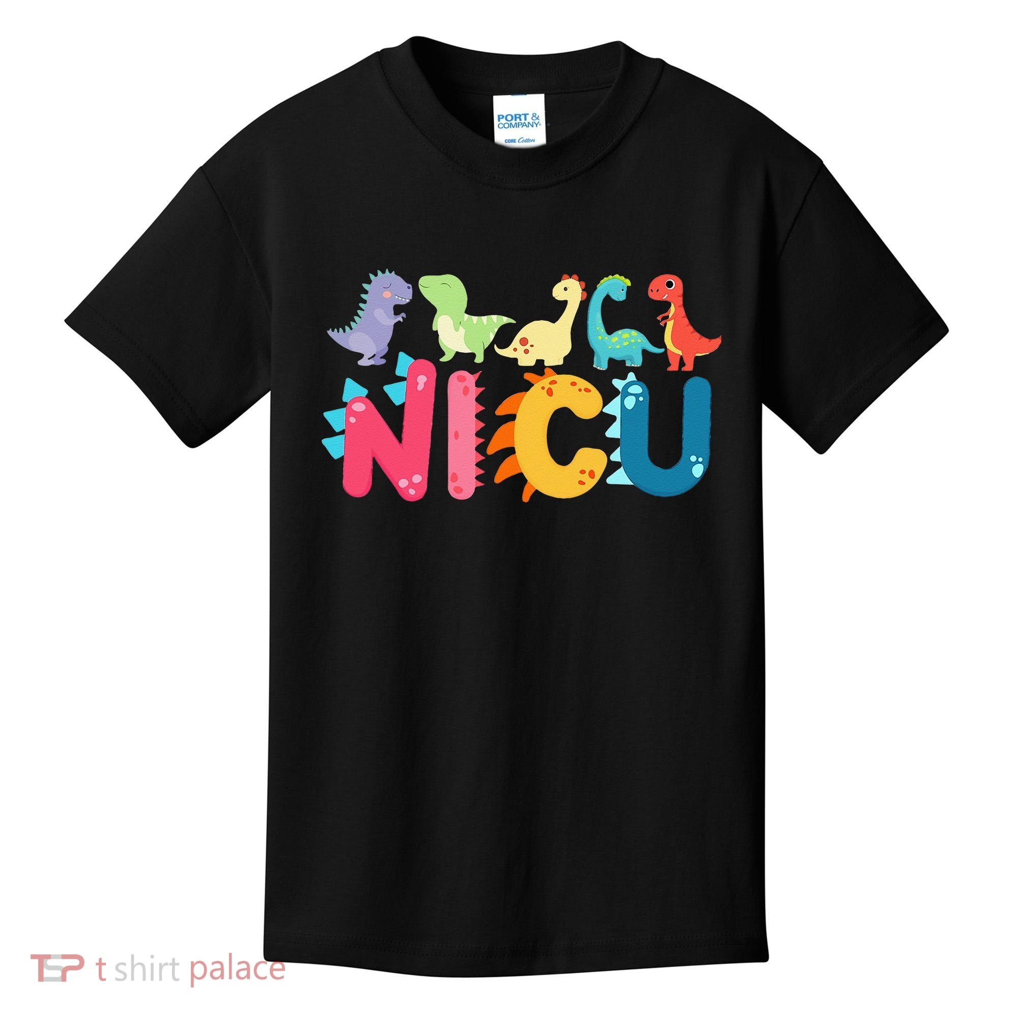 NICU Nurse Dinosaur Neonatal Intensive Care Unit Kids T-Shirt