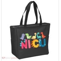 NICU Nurse Dinosaur Neonatal Intensive Care Unit Tote Bag thumb 2