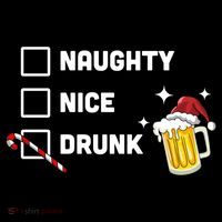 Nice Naughty Drunk Check Christmas Beer Funny Ing Xmas Gift Coffee Mug thumb 5