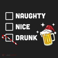 Nice Naughty Drunk Check Christmas Beer Funny Ing Xmas Gift Golf Towel thumb 3