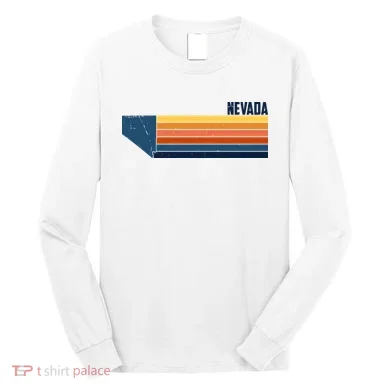 Retro Vintage Nevada Long Sleeve Shirt