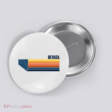 Retro Vintage Nevada Button