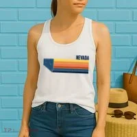 Retro Vintage Nevada Women's Tank Top thumb 2