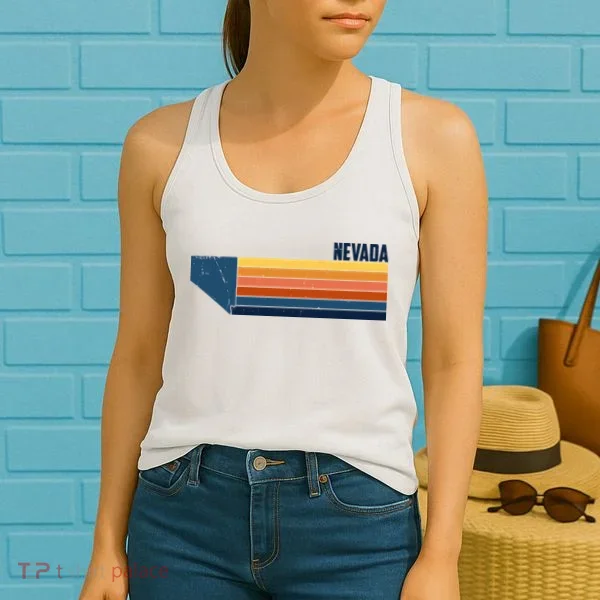 Retro Vintage Nevada Women's Tank Top