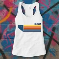 Retro Vintage Nevada Women's Tank Top thumb 3