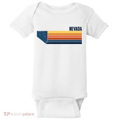 Retro Vintage Nevada Baby Bodysuit