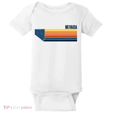 Retro Vintage Nevada Baby Bodysuit