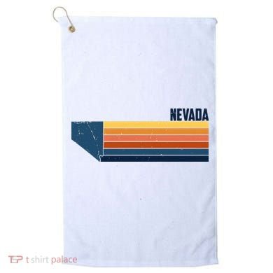Retro Vintage Nevada Golf Towel