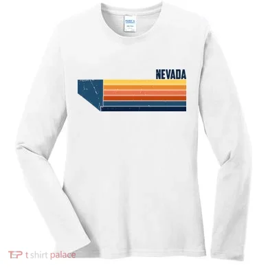 Retro Vintage Nevada Women's Long Sleeve Shirt