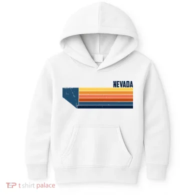 Retro Vintage Nevada Kids Hoodie