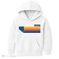 Retro Vintage Nevada Kids Hoodie thumb 0