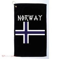 Norway Norwegian Flag Golf Towel thumb 0