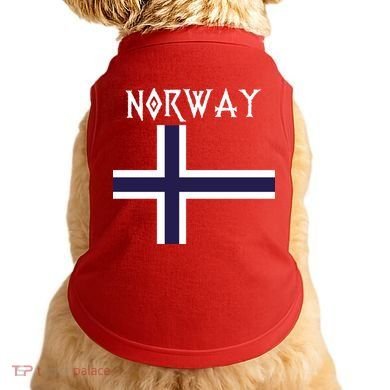 Norway Norwegian Flag Doggie Tank