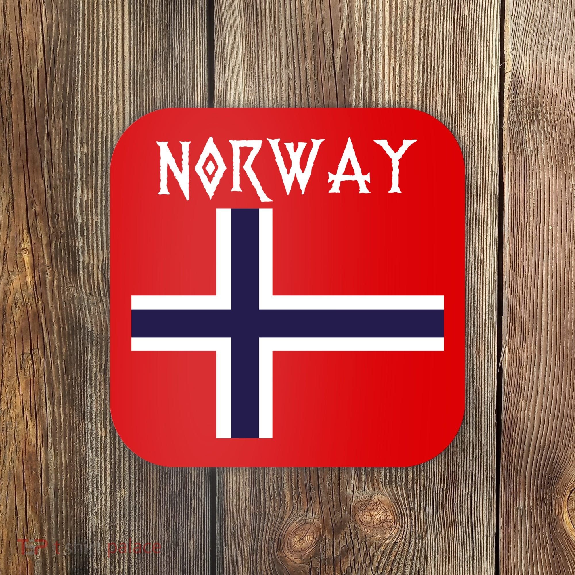 Norway Norwegian Flag Coaster