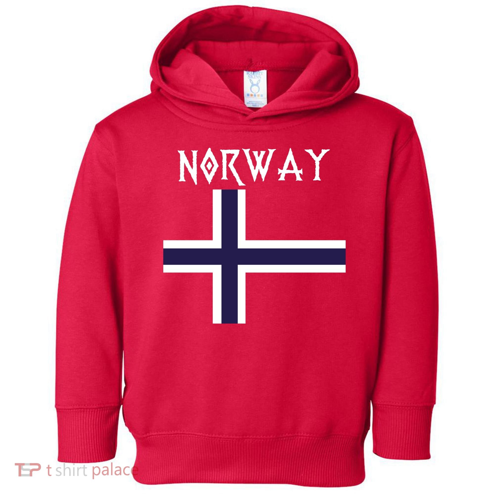 Norway Norwegian Flag Toddler Hoodie