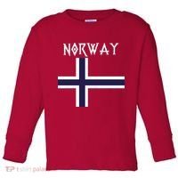 Norway Norwegian Flag Toddler Long Sleeve Shirt thumb 0