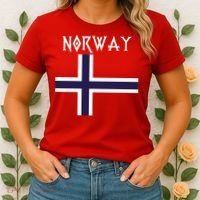 Norway Norwegian Flag Women's T-Shirt thumb 2