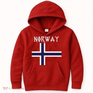 Norway Norwegian Flag Kids Hoodie