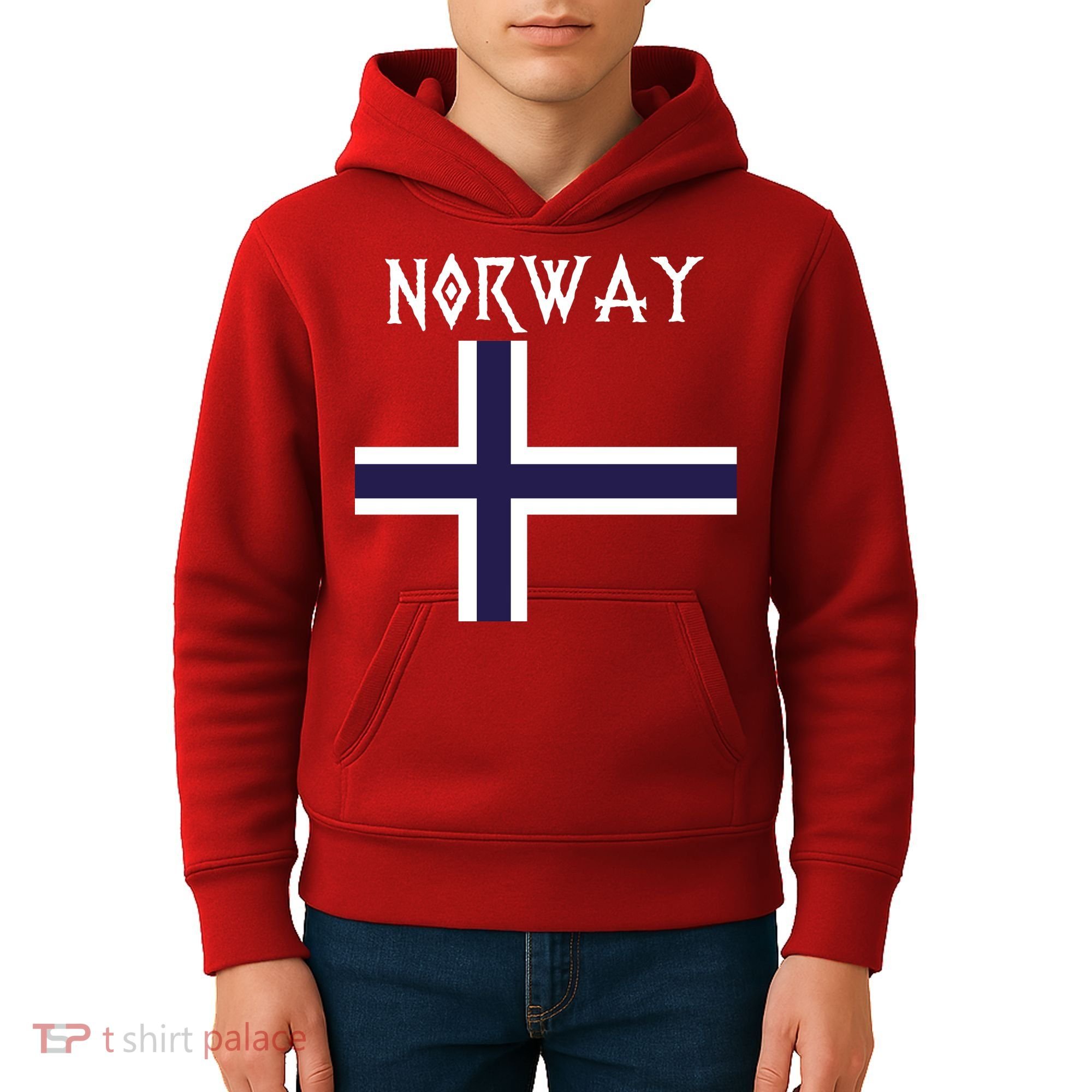 Norway Norwegian Flag Kids Hoodie