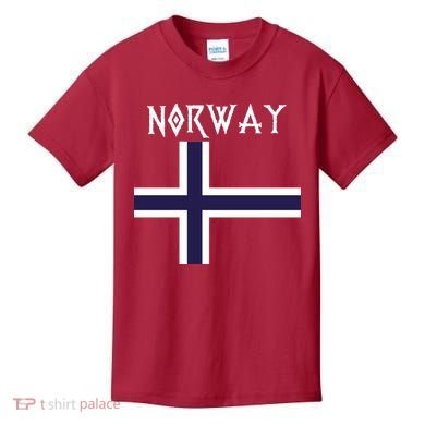 Norway Norwegian Flag Kids T-Shirt