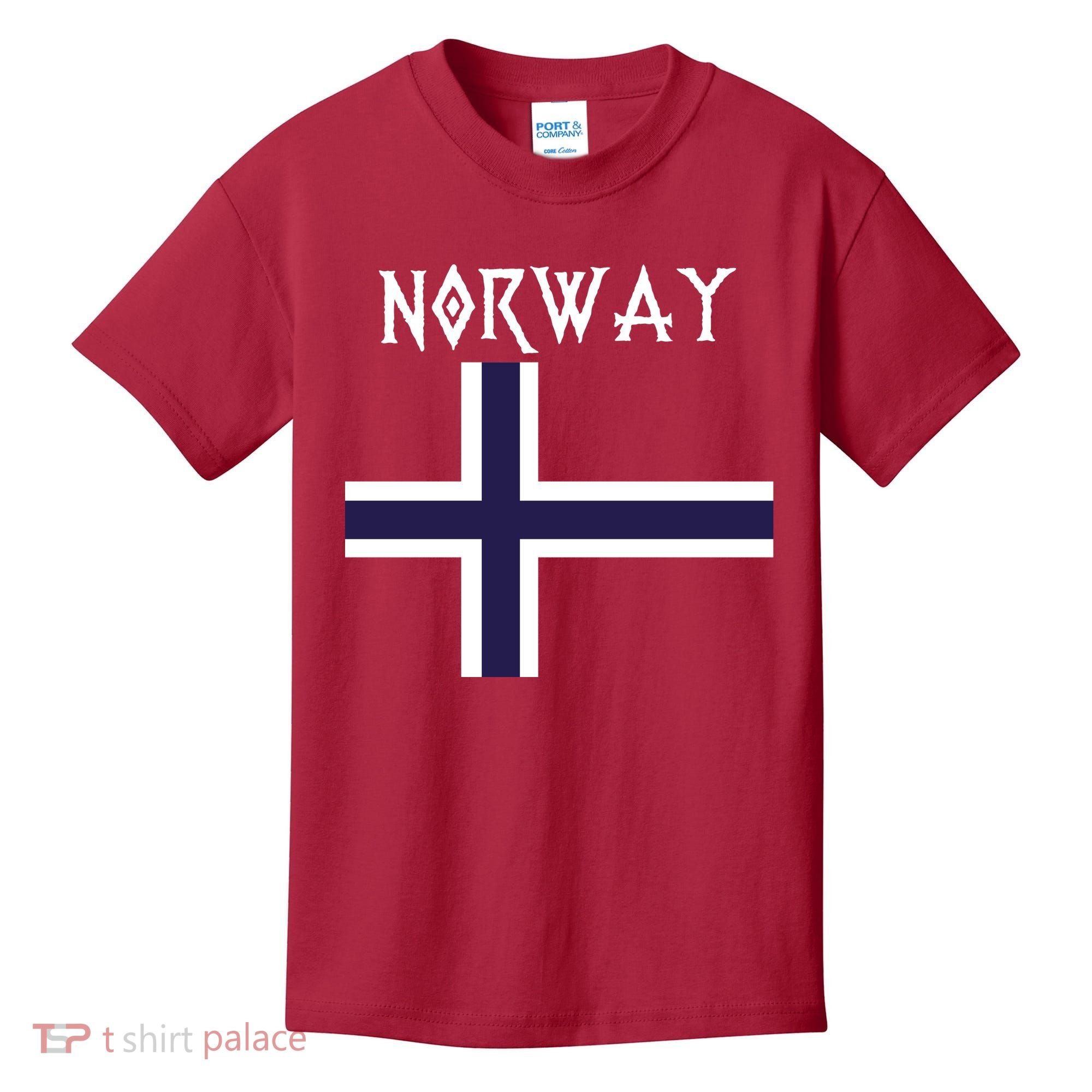 Norway Norwegian Flag Kids T-Shirt