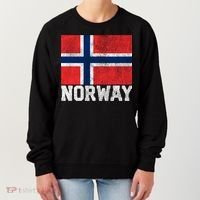 Norway Norwegian Flag National Pride Roots Country Nation Gift Women's Sweatshirt thumb 0