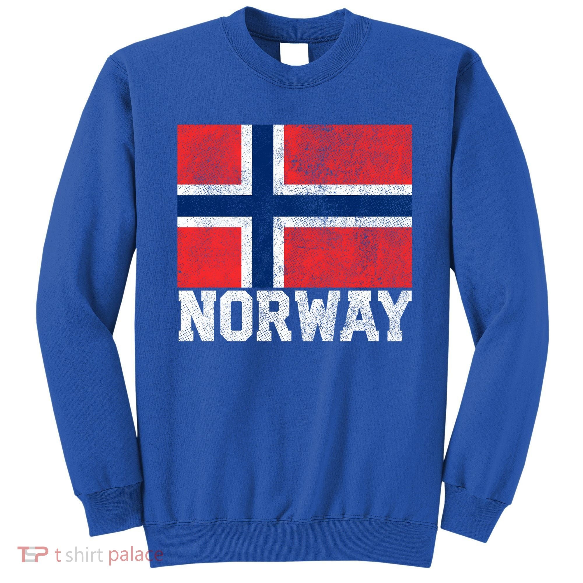 Norway Norwegian Flag National Pride Roots Country Nation Gift Sweatshirt