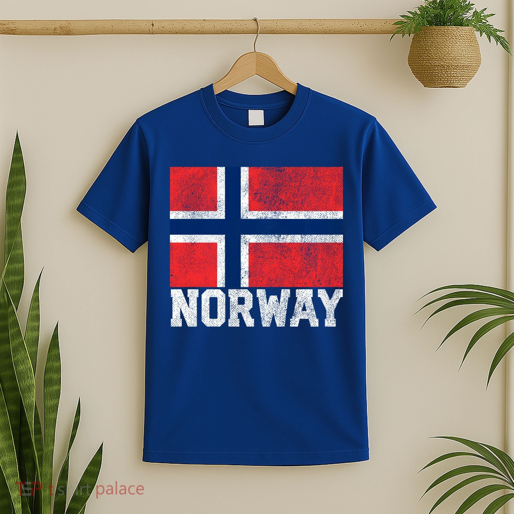 Norway Norwegian Flag National Pride Roots Country Nation Gift T-Shirt