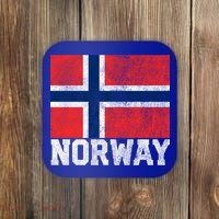 Norway Norwegian Flag National Pride Roots Country Nation Gift Coaster thumb 0