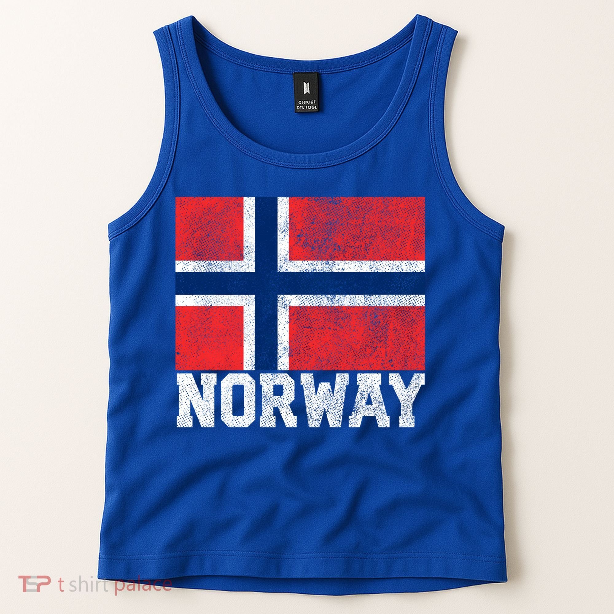 Norway Norwegian Flag National Pride Roots Country Nation Gift Tank Top