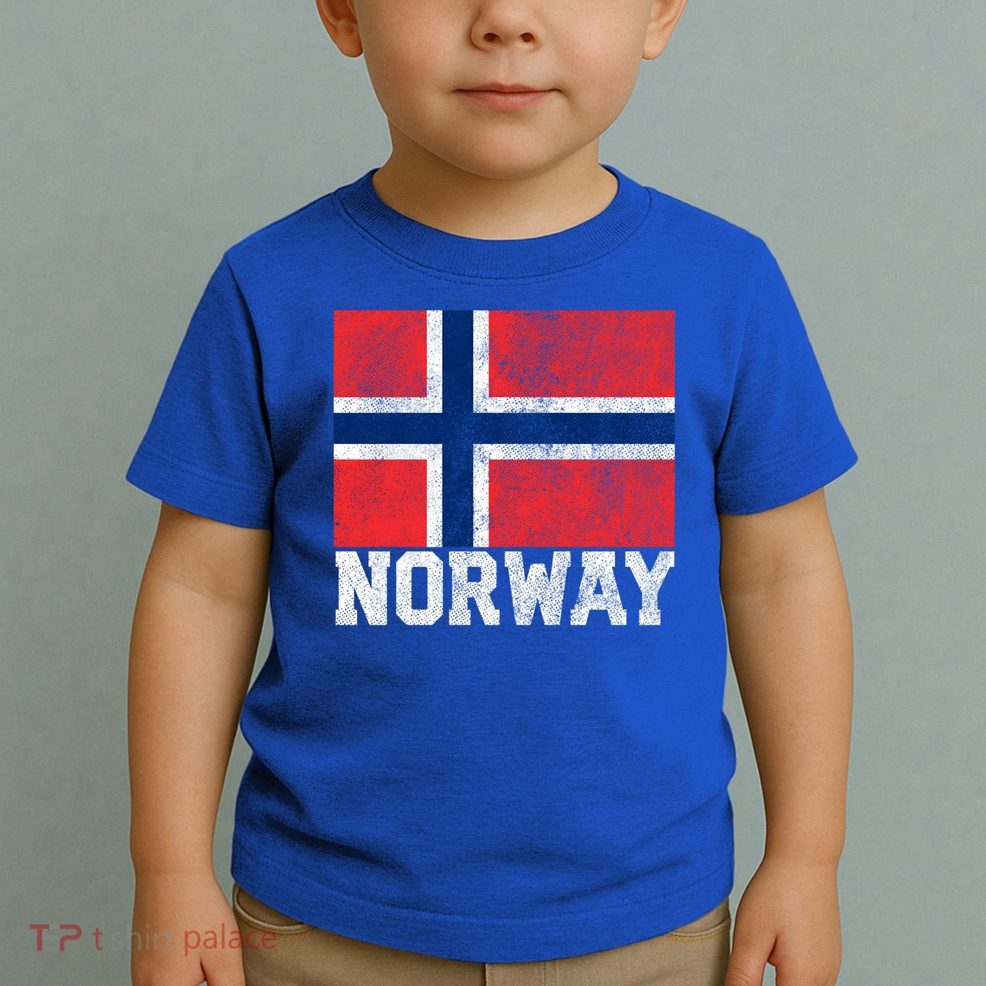 Norway Norwegian Flag National Pride Roots Country Nation Gift Toddler T-Shirt