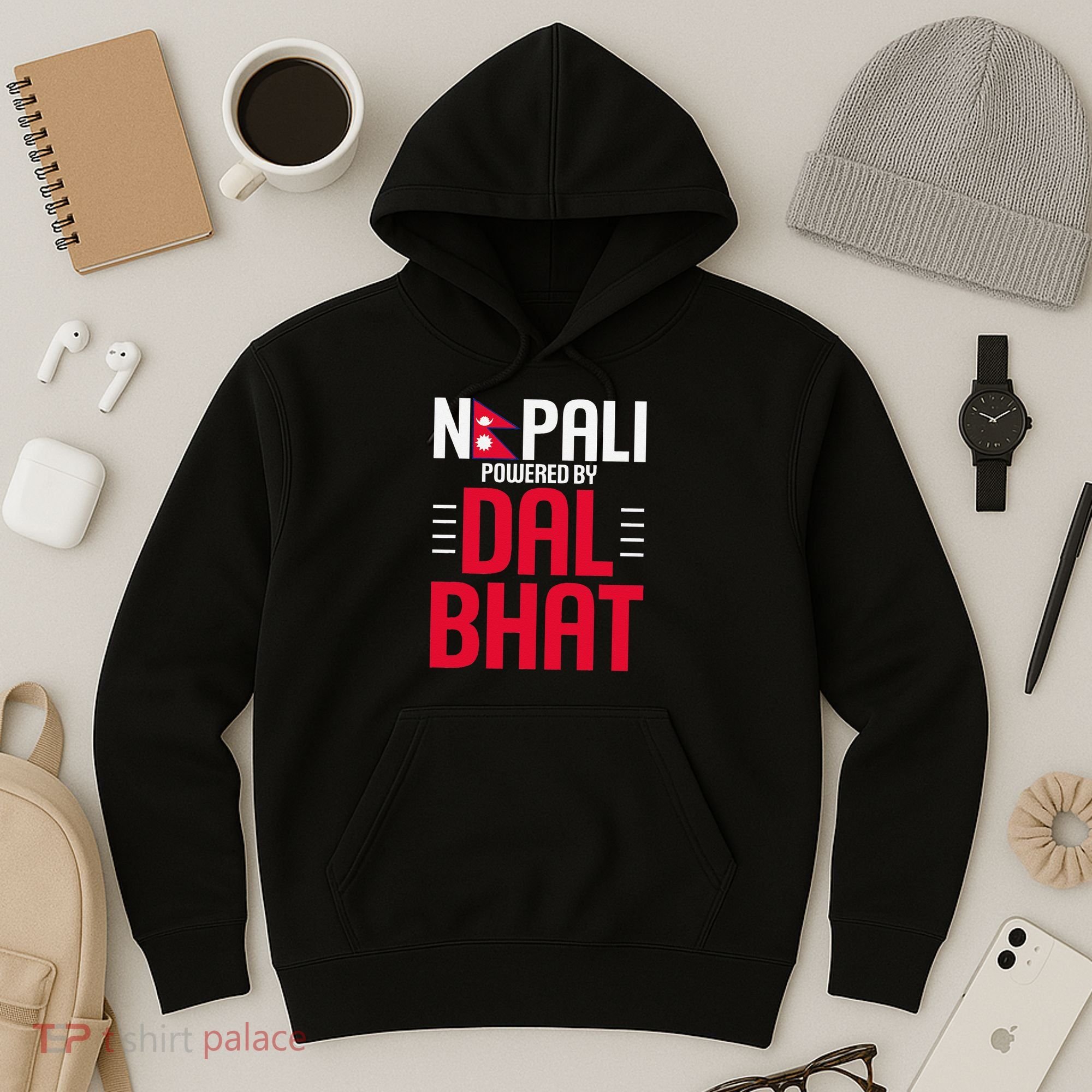 Nepal Nepali Flag Hoodie