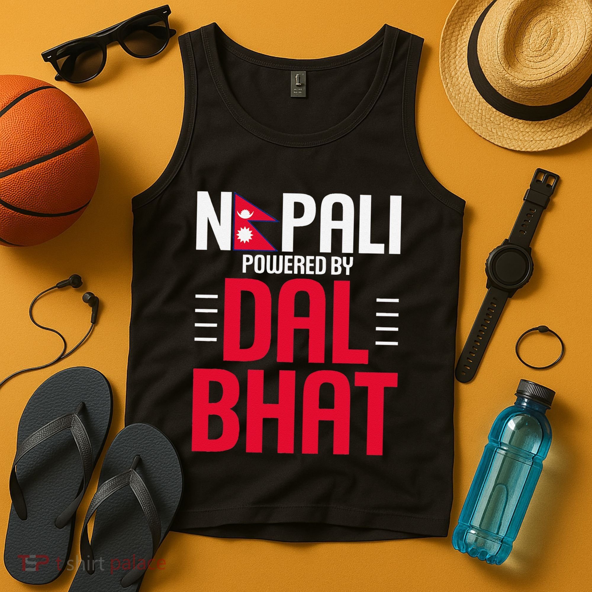 Nepal Nepali Flag Tank Top