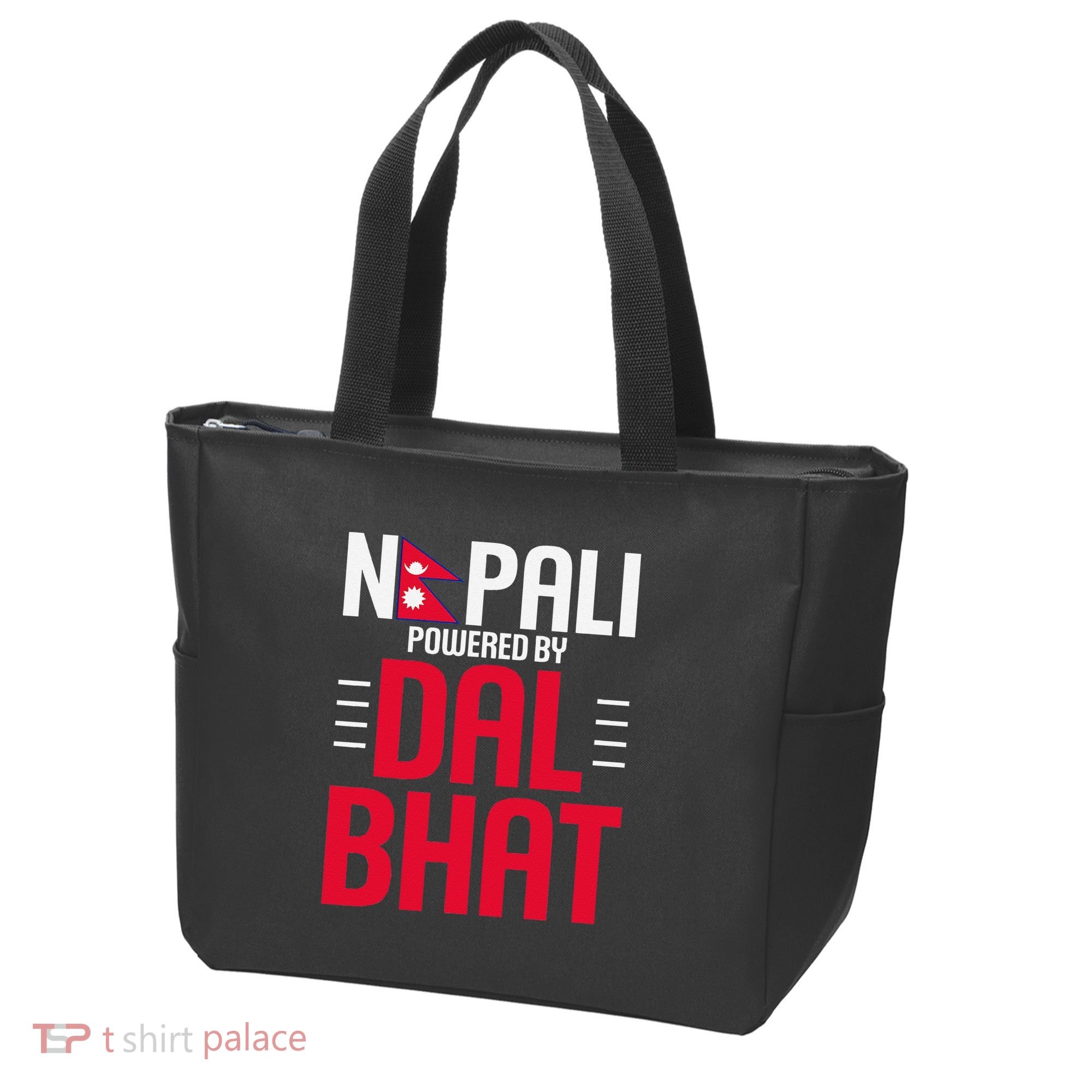 Nepal Nepali Flag Tote Bag