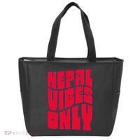 Nepal Nepali Flag Tote Bag thumb 0
