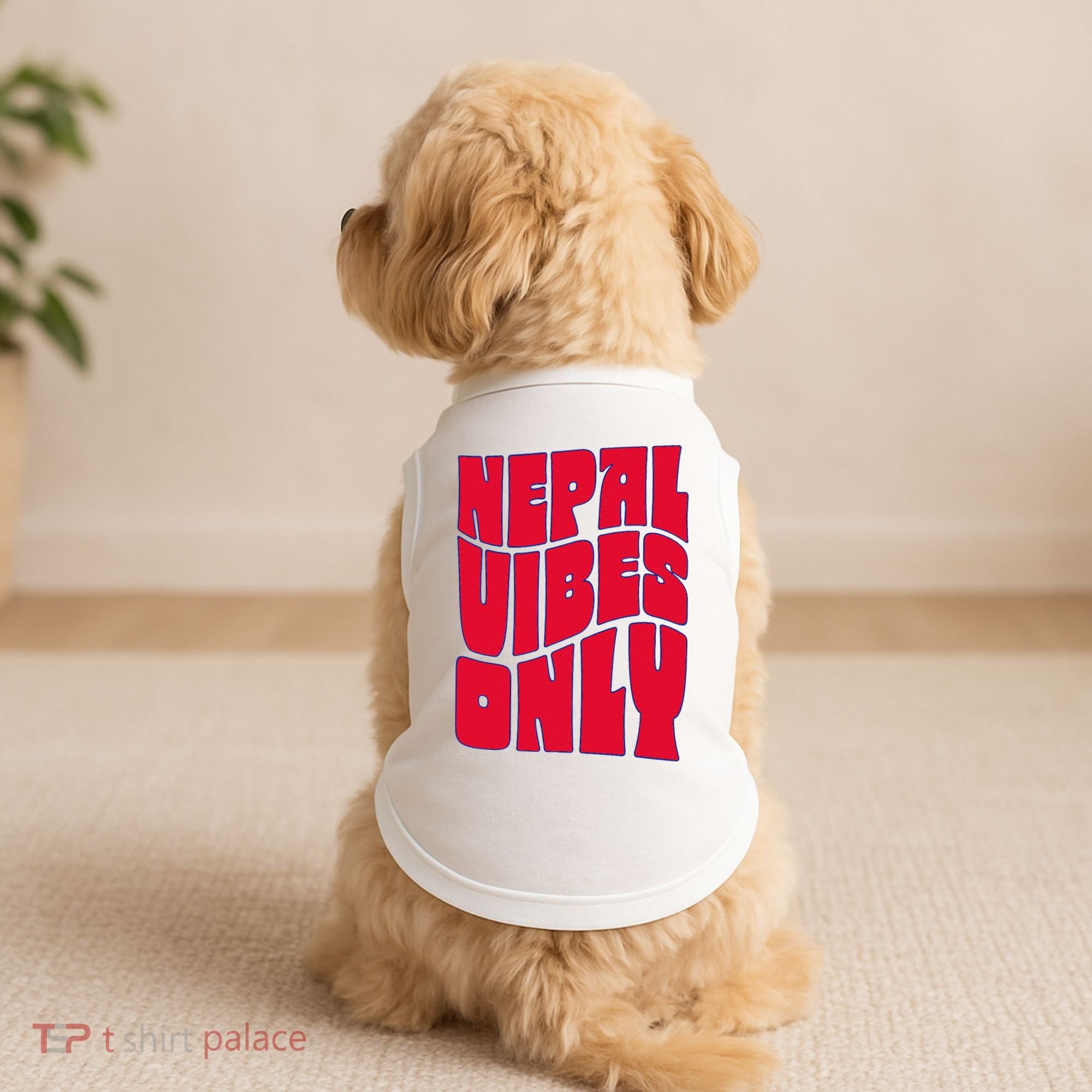 Nepal Nepali Flag Doggie Tank