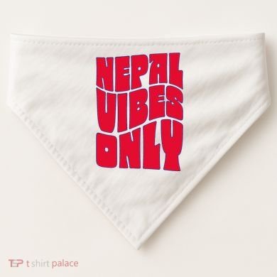Nepal Nepali Flag USA-Made Doggie Bandana