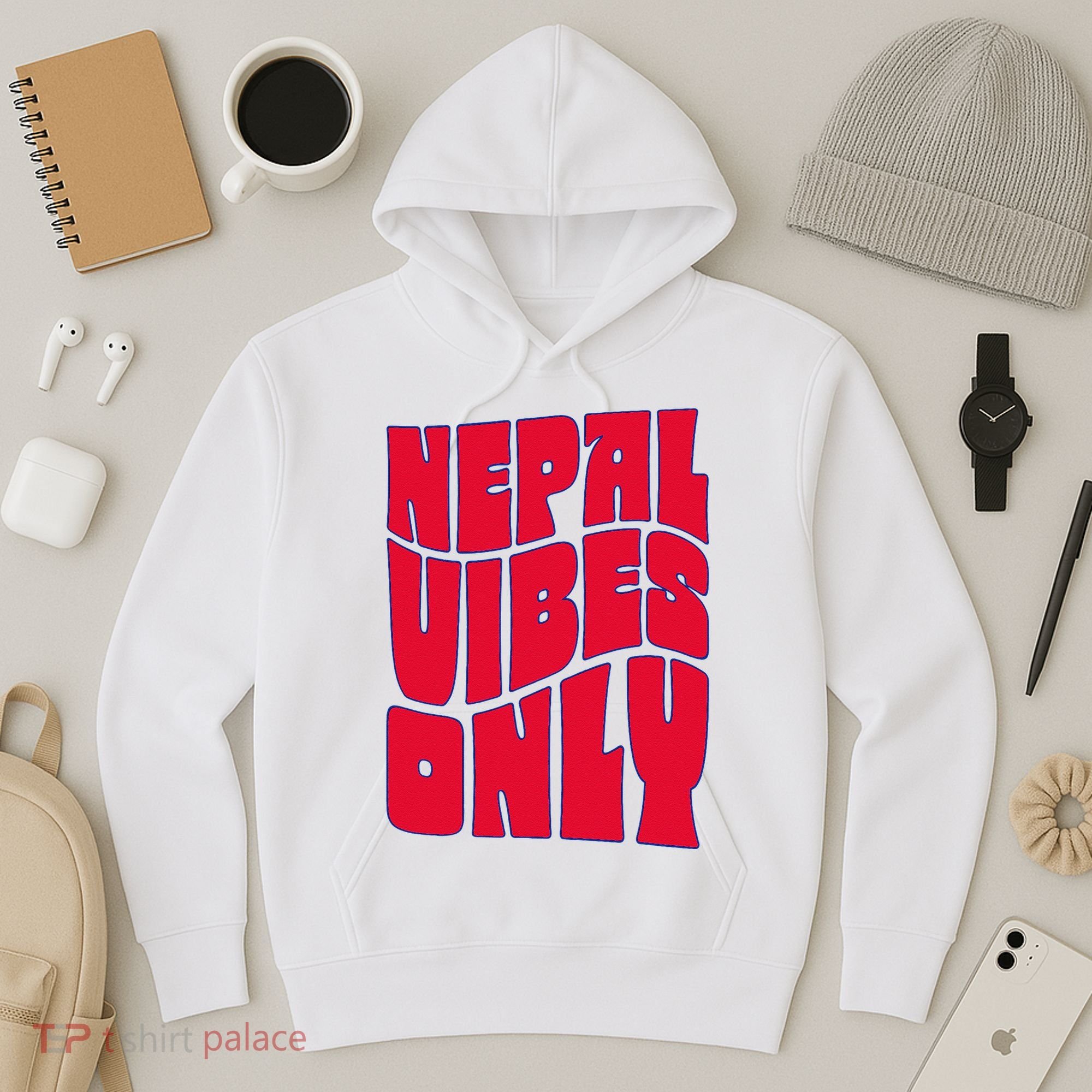 Nepal Nepali Flag Hoodie