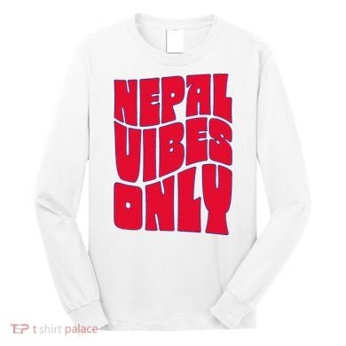Nepal Nepali Flag Long Sleeve Shirt
