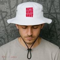 Nepal Nepali Flag Bucket Hat thumb 2