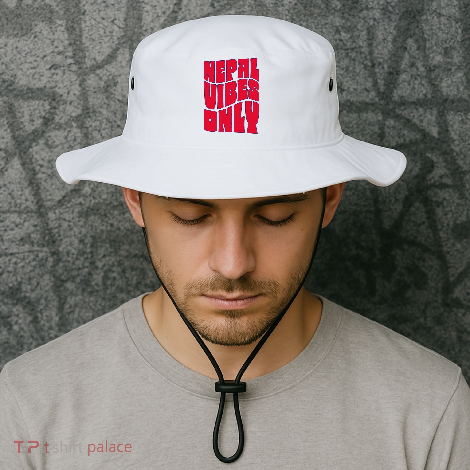 Nepal Nepali Flag Bucket Hat