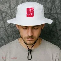 Nepal Nepali Flag Bucket Hat thumb 2