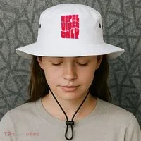 Nepal Nepali Flag Bucket Hat thumb 3