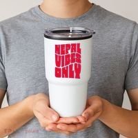 Nepal Nepali Flag Tumbler thumb 2