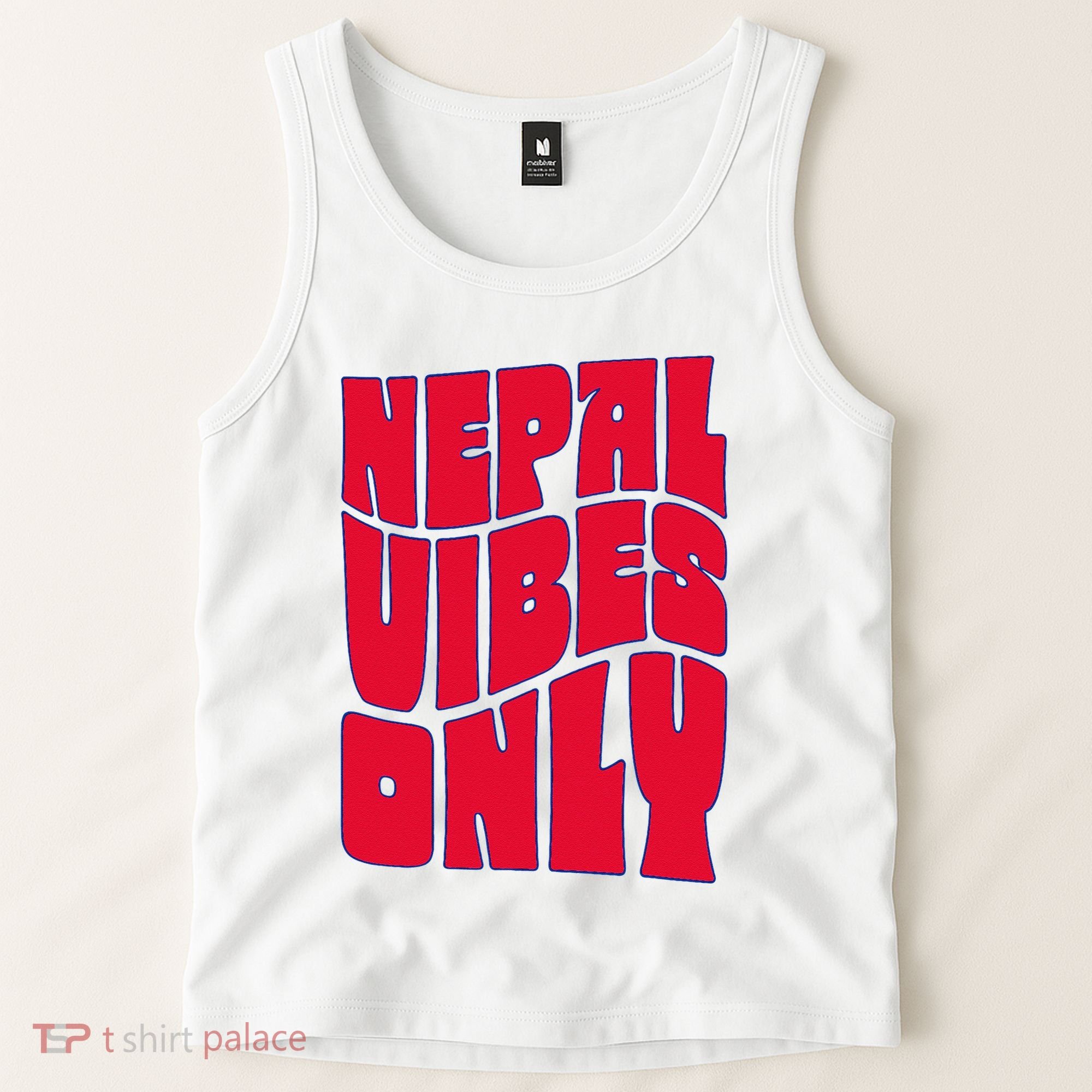Nepal Nepali Flag Tank Top