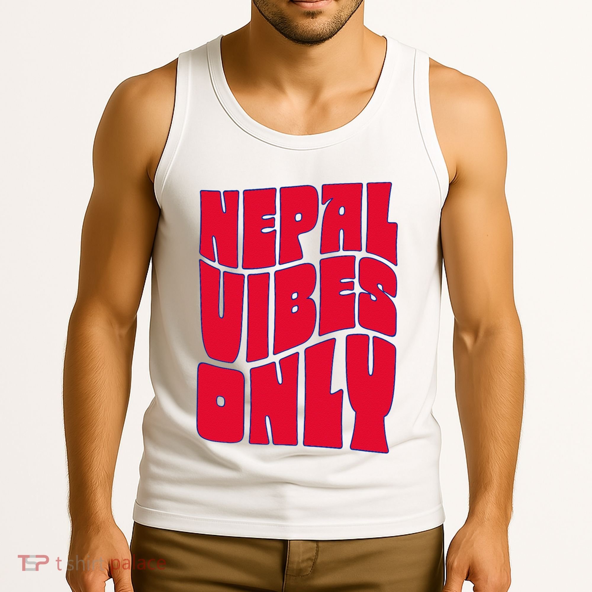 Nepal Nepali Flag Tank Top