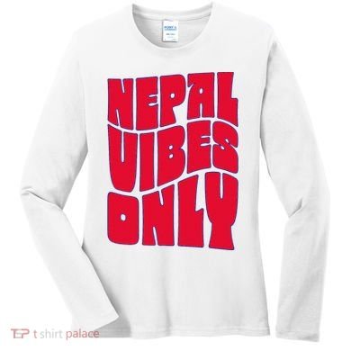 Nepal Nepali Flag Women's Long Sleeve Shirt
