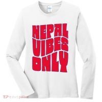 Nepal Nepali Flag Women's Long Sleeve Shirt thumb 0